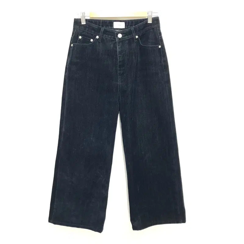 [BUNJANG] Velour Denim Wide Pants M_W0658 / 벨루어 데님 와이드 팬츠 M_W0658