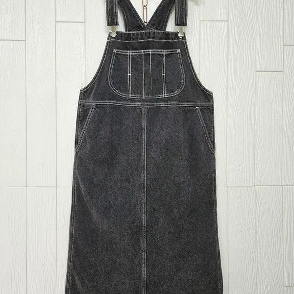 [BUNJANG] Black Denim Dress / 블랙데님원피스