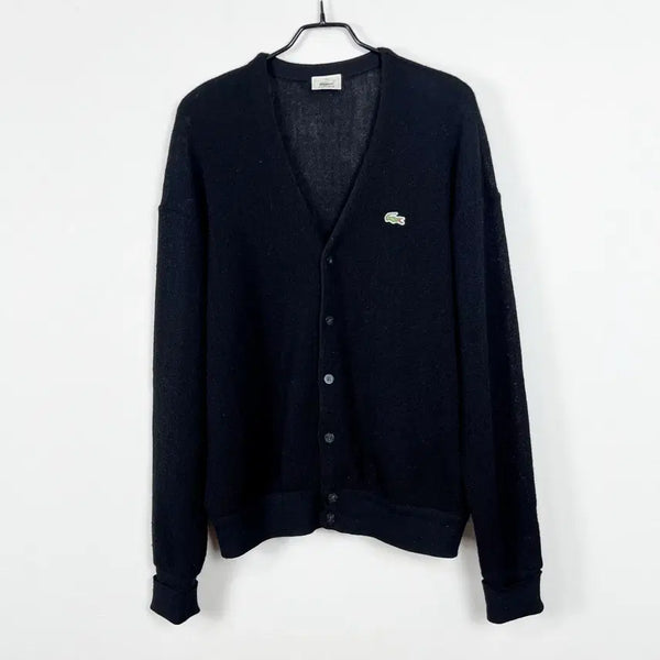 [BUNJANG] Lacoste Navy Wool Knit Cardigan Men's M / 라코스테 네이비 울 니트 가디건 남95 M 라덴 빈티지