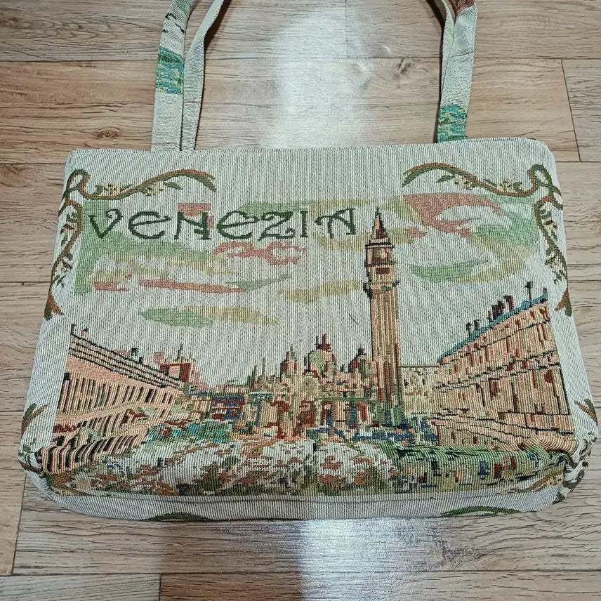 [BUNJANG] Venice Jacquard Shoulder Bag / 베네치아 자가드 가방