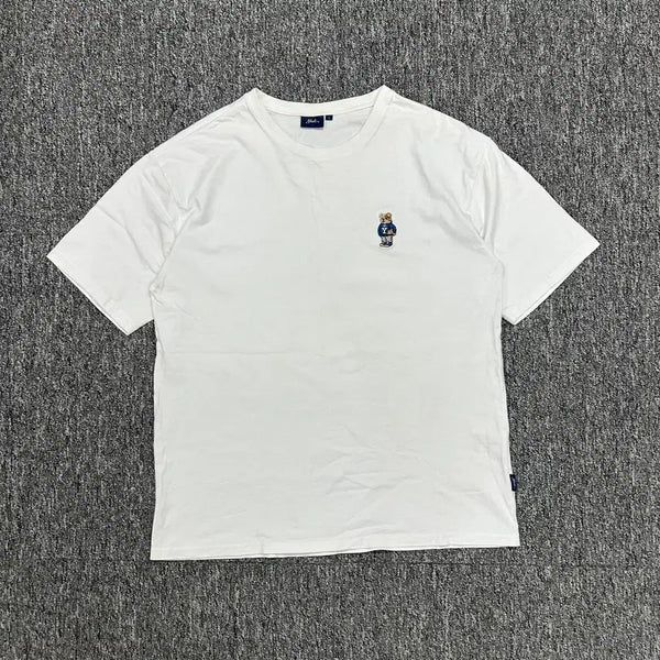 [BUNJANG] Yale White T-Shirt L / 예일 화이트 반팔티셔츠 L