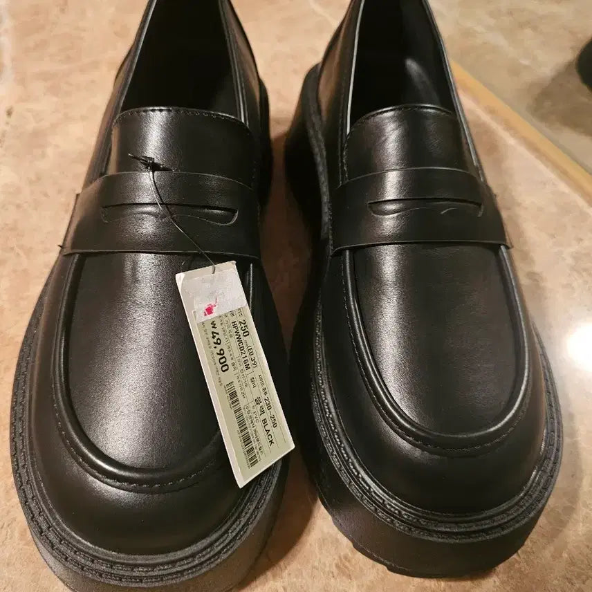 [BUNJANG] Black Platform Loafers Size 250 / (새상품) 블랙 통굽 로퍼 250