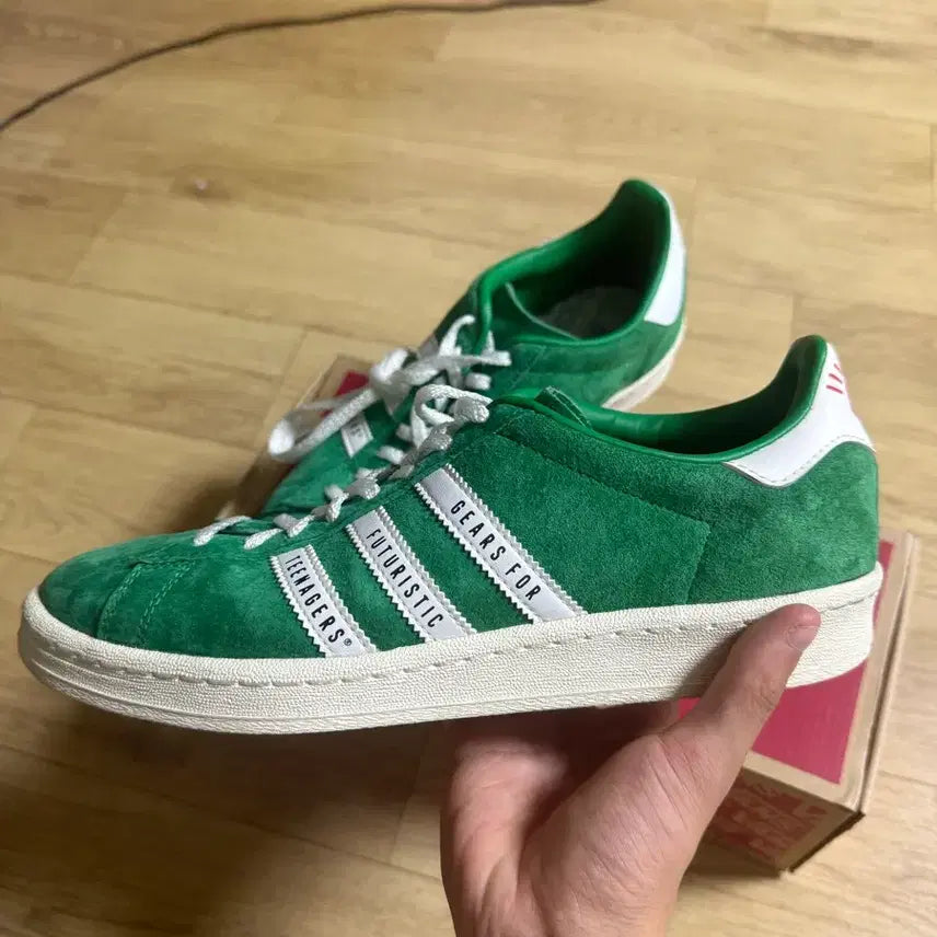 [BUNJANG] Adidas Human Made Campus Green (255mm) / (255) 아디다스 휴먼메이드 캠퍼스 그린