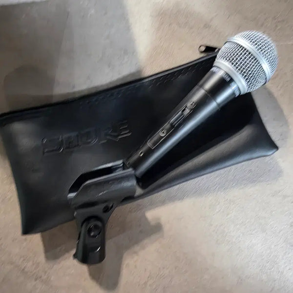 [BUNJANG] Shure SM58 BK Dynamic Microphone (With Switch) / 슈어 SM58 BK 다이나믹 마이크 스위치있는 모델, 박스는 없습니다