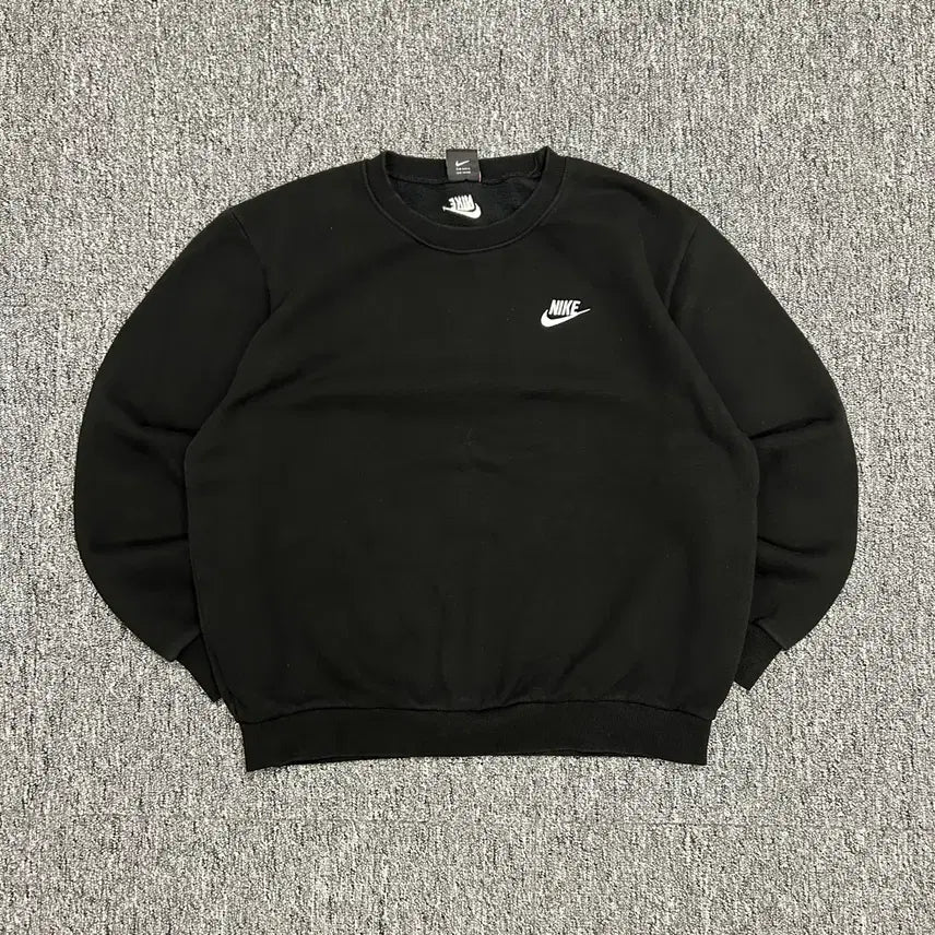 [BUNJANG] Nike Black Fleece Sweatshirt XL / 나이키 블랙 기모 맨투맨 XL