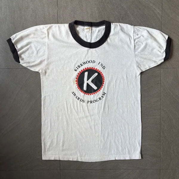 [BUNJANG] 1990s USA Vintage Ringer T-Shirt / 90년대 미국 생산 빈티지 링거티 반팔 티셔츠