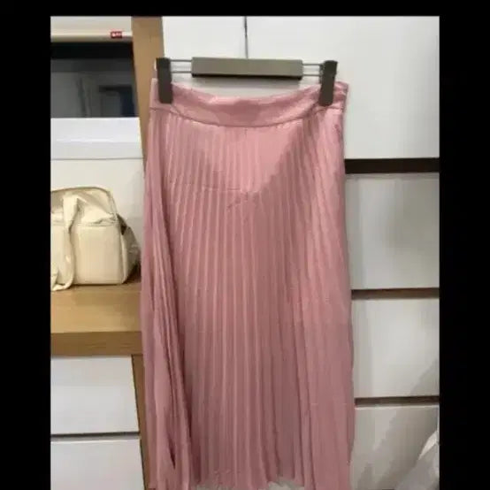 [BUNJANG] Pleated Long Skirt - Pink / 플리츠 롱 스커트 핑크