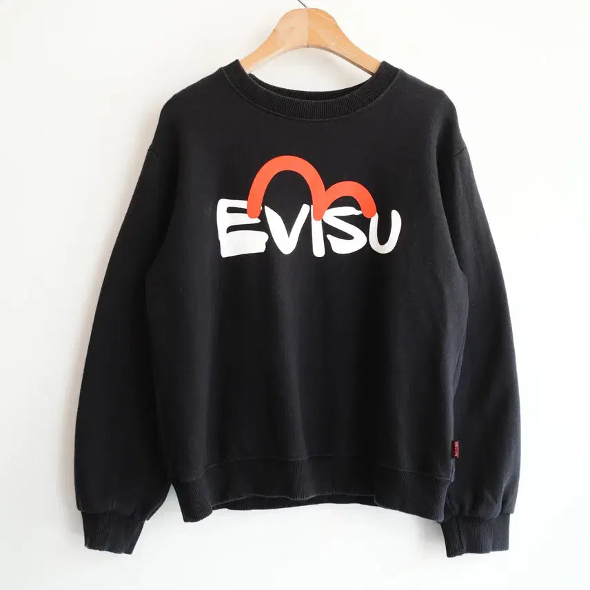 [BUNJANG] Evisu Printed Sweatshirt / evisu 에비수 프린팅 맨투맨