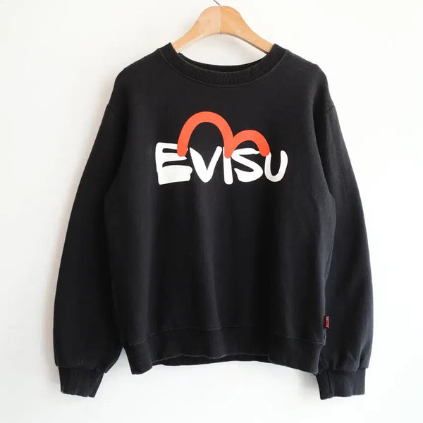 [BUNJANG] Evisu Printed Sweatshirt / evisu 에비수 프린팅 맨투맨