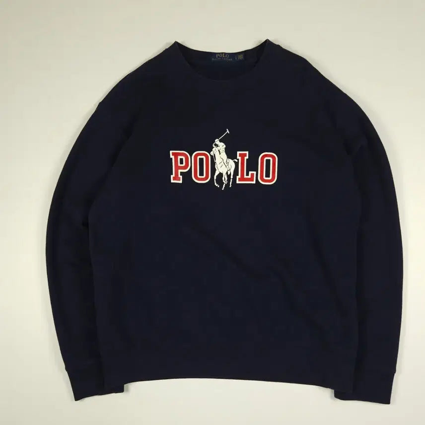 [BUNJANG] Polo Ralph Lauren Big Logo Sweatshirt Navy [L] / 폴로 랄프로렌 빅로고 맨투맨 네이비 [L]