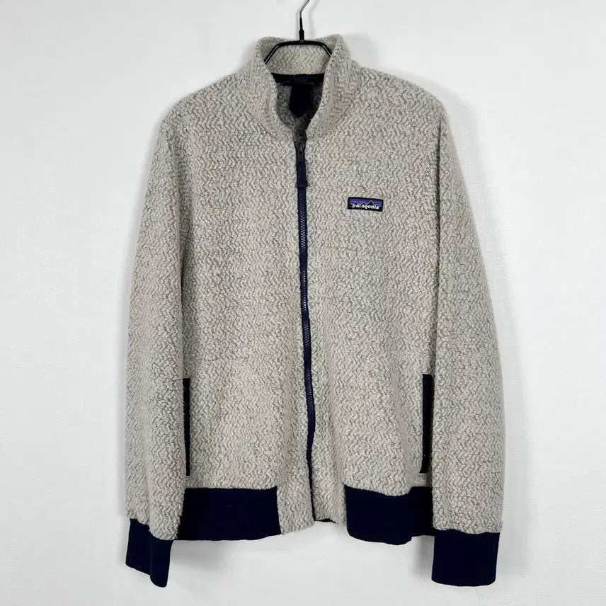 [BUNJANG] Patagonia Fleece Jacket Women's M Beige Navy / 파타고니아 플리스 자켓 점퍼 여M 라덴 빈티지