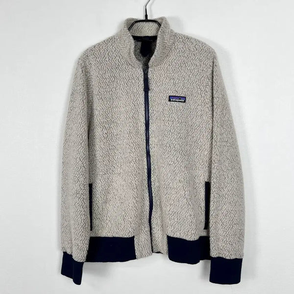 [BUNJANG] Patagonia Fleece Jacket Women's M Beige Navy / 파타고니아 플리스 자켓 점퍼 여M 라덴 빈티지