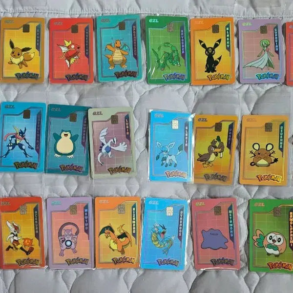 [BUNJANG] Pokemon Izle Transportation Card Set (30 Variants) / 포켓몬 이즐 교통카드 30종 전종