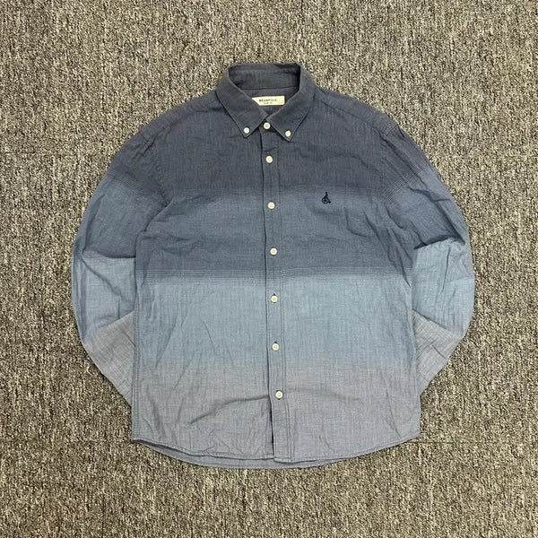 [BUNJANG] Beanpole Gradient Shirt L / 빈폴 그라데이션 셔츠 L