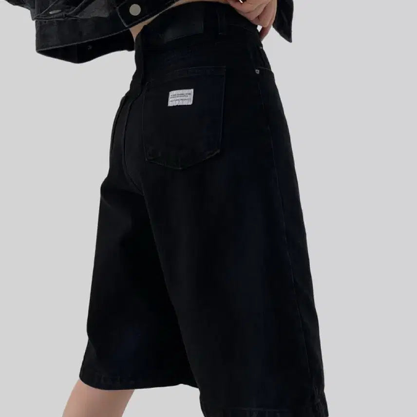 [BUNJANG] Autumn Half Black Jeans - M Size / 어텀 하프블랙진 M사이즈