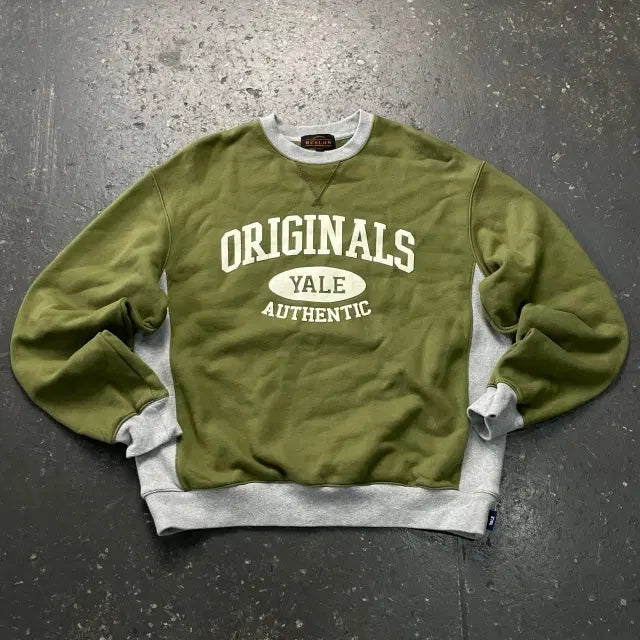 [BUNJANG] Beslow X Yale Original Sweatshirt / 100 비슬로우 X 예일 오리지날 맨투맨