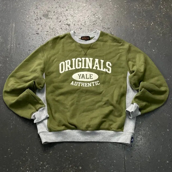 [BUNJANG] Beslow X Yale Original Sweatshirt / 100 비슬로우 X 예일 오리지날 맨투맨