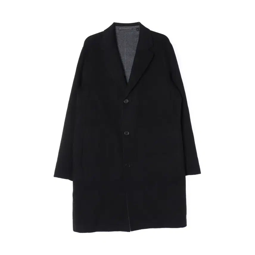 [BUNJANG] Theory New Divide 2 Delancey Wool Cashmere Handmade Single Long Coat / 띠어리 뉴 디바이드 2 델란시 울 캐시미어 핸드메이드 싱글 롱 코트