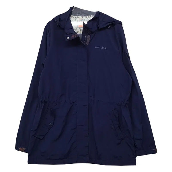 [BUNJANG] Merrell Navy Long Windbreaker Jacket L (100) / 머렐 등산 네이비 롱 바람막이 자켓 L(100)