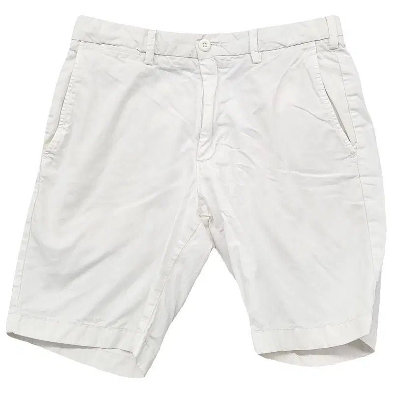 [BUNJANG] Uniqlo White Shorts (Size S) / 유니클로 화이트 반바지 S