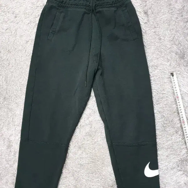[BUNJANG] Nike Big Swoosh Cotton Pants Black Women's L / 나이키 바지 빅스우시 코튼 팬츠 블랙 여성 L