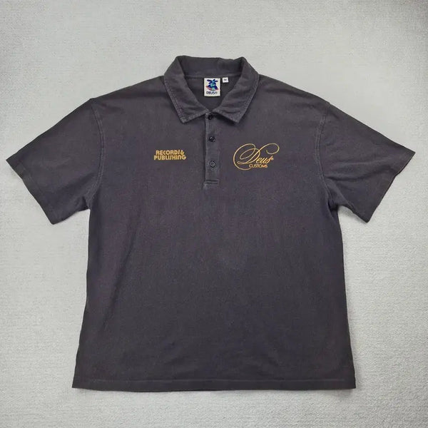 [BUNJANG] Deus Ex Machina Polo Short Sleeve Shirt Brown / 데우스 엑스 마키나  폴로 반팔 셔츠 브라운