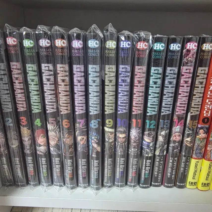 [BUNJANG] Vachi Akuta Manga Volumes 1-15 Complete Set with 2 Comic Zone Posters / 가치아쿠타 만화책  1~15권 코믹존 포스터2종 포함