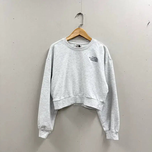 [BUNJANG] The North Face White Label Cropped Sweatshirt Oatmeal (Women's S) / 여성 85 S / 노스페이스 화이트라벨 크롭 맨투맨 오트밀