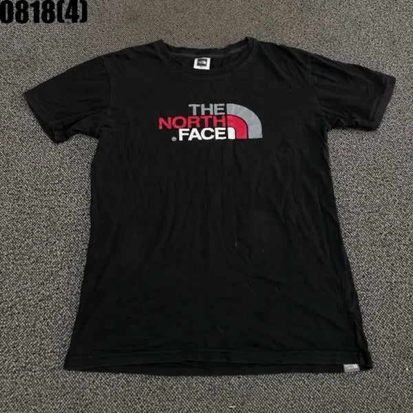 [BUNJANG] The North Face Logo Print T-Shirt Black / 노스페이스 반팔티 검정 0818