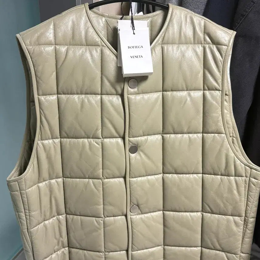 [BUNJANG] Bottega Veneta Leather Vest L / 보테가베네타 레더 베스트 L