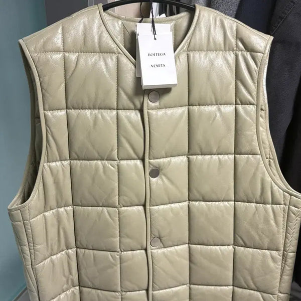 [BUNJANG] Bottega Veneta Leather Vest L / 보테가베네타 레더 베스트 L