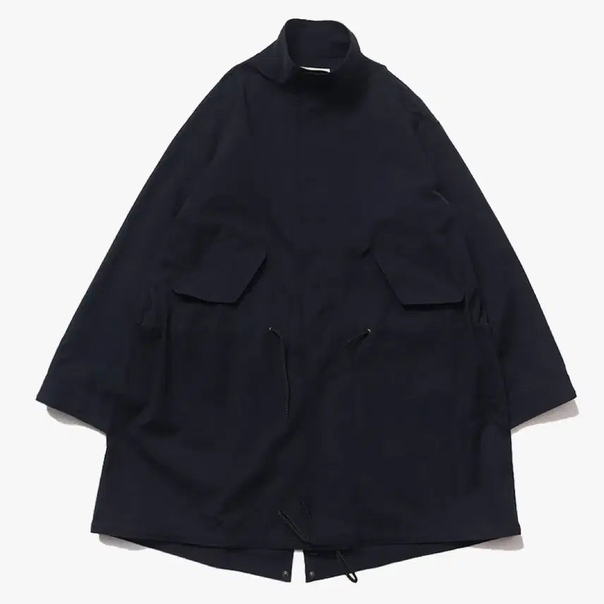 [BUNJANG] Nano Universe 25SS Weather Cloth Fishtail Parka - Dark Navy / 나노유니버스 25SS 웨더크로스 피쉬테일 파카