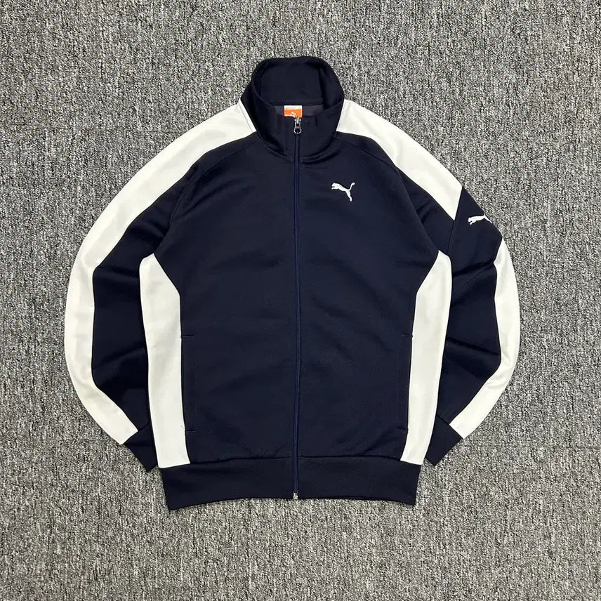 [BUNJANG] Puma Navy Track Top Jersey S / 퓨마 네이비 트랙탑 져지 S