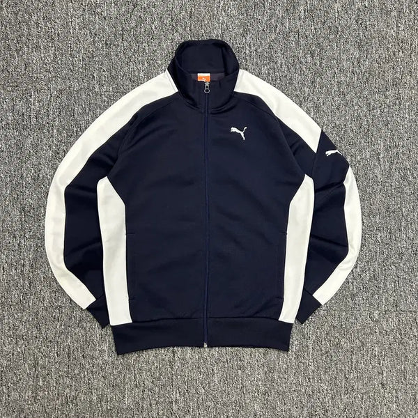 [BUNJANG] Puma Navy Track Top Jersey S / 퓨마 네이비 트랙탑 져지 S