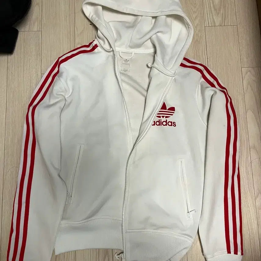 [BUNJANG] Adidas Hooded Flock Jacket M / 아디다스 후드플락 M 급처