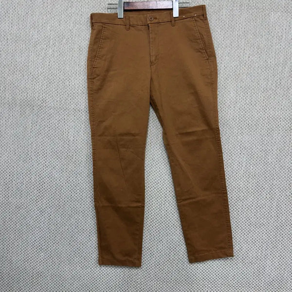 [BUNJANG] Uniqlo Cotton Pants Beige 85 H02840 / 유니클로 코튼팬츠 면바지 85 H02840