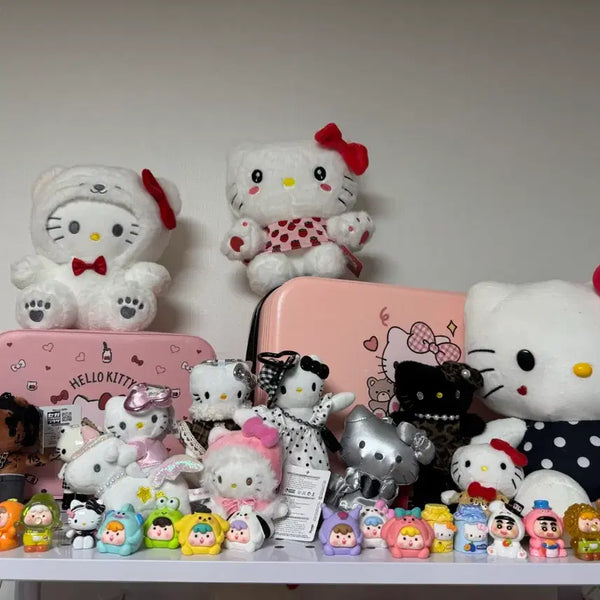 [BUNJANG] Hello Kitty Collector's Bundle: Figure, Keyring, Ready Bag, Carrier Bag / 키티 소장품 피규어 키링 레디백 캐리어백 일괄 전체 키덜트