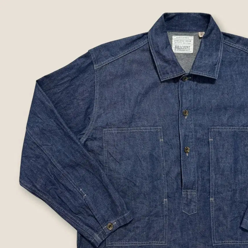 [BUNJANG] Full Count 40s Denim Coverall Jacket / 풀카운트 40s 데님 커버롤 40사이즈