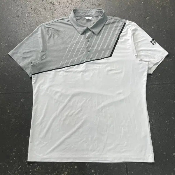 [BUNJANG] 105 Wide Angle Collar T-shirt / 105 와이드앵글 카라티