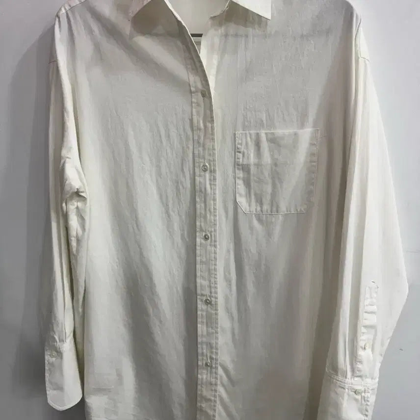 [BUNJANG] Vince Women's Ivory Button-Up Shirt / VINCE 빈스 셔츠