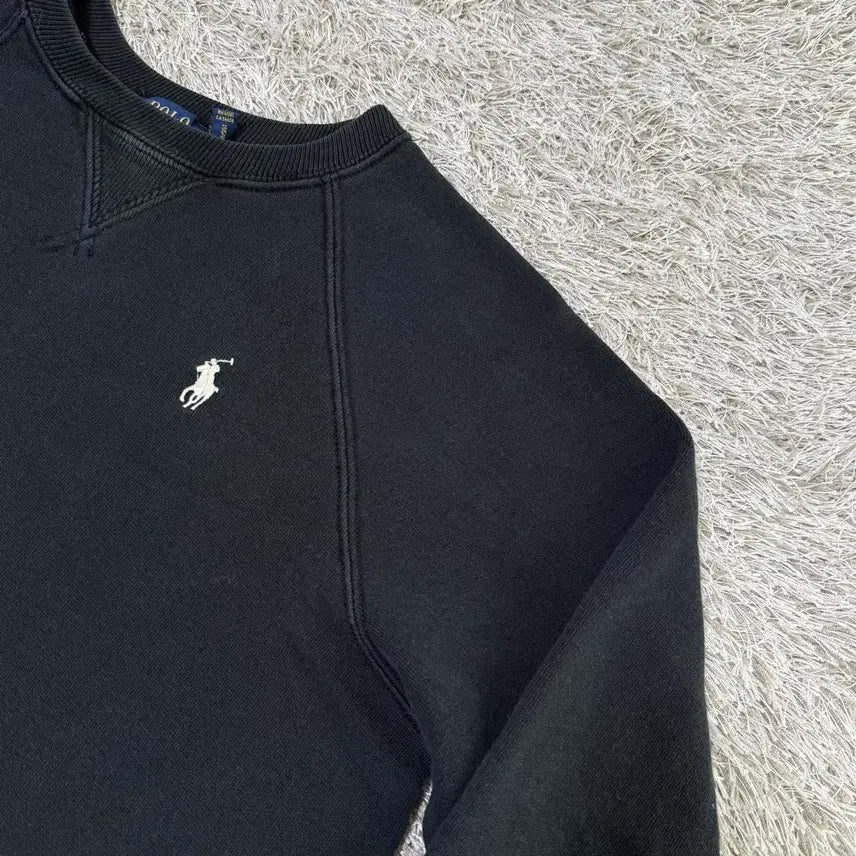 [BUNJANG] Polo Ralph Lauren Women's Sweatshirt Black / 폴로 랄프로렌 맨투맨 여성