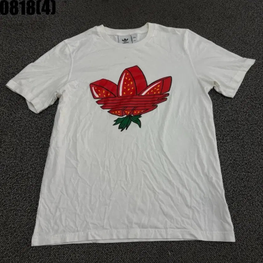 [BUNJANG] Adidas Short Sleeve T-Shirt White / 아디다스 반팔 티셔츠 화이트 0818
