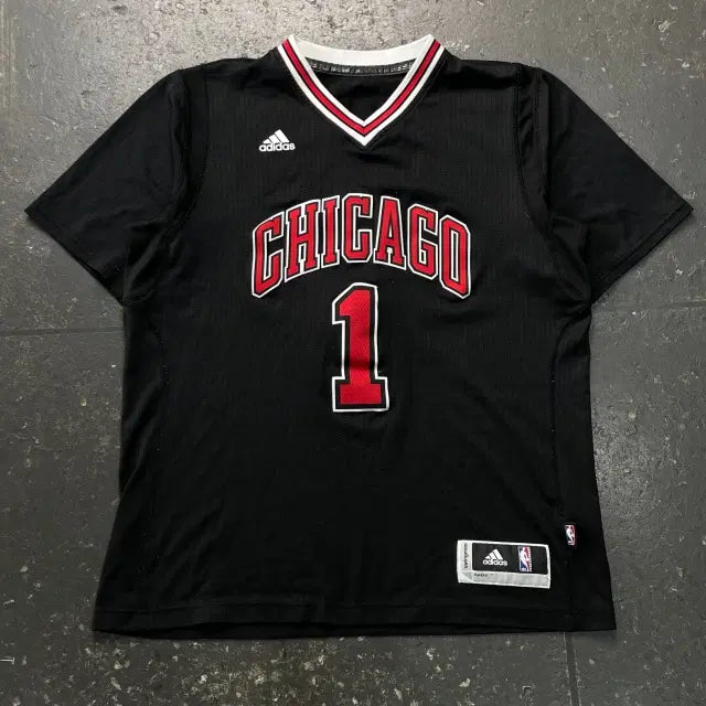 [BUNJANG] Adidas Chicago Bulls Derrick Rose Jersey / 100 아디다스 시카고 불스 데릭 로즈 유니폼