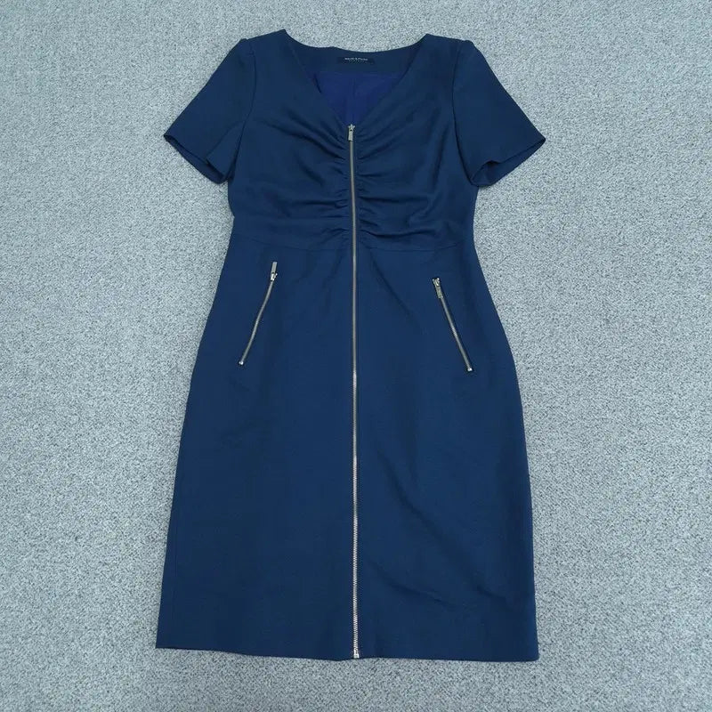 [BUNJANG] Retro Short Sleeve One-Piece Dress / 85-91-164 모조에스핀 반팔 원피스 | 0814B44