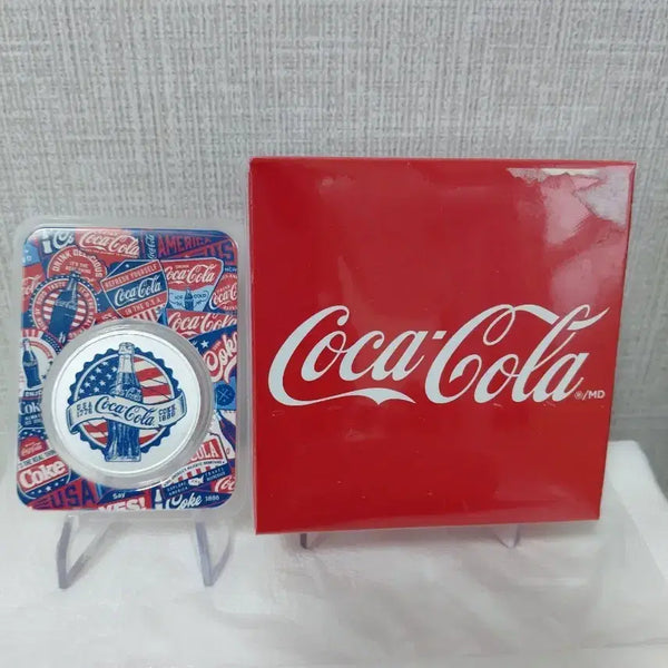 [BUNJANG] Coca-Cola Commemorative Coin Set (Sealed) / 코카콜라 기념 코인 세트 미개봉 1개 총 2개