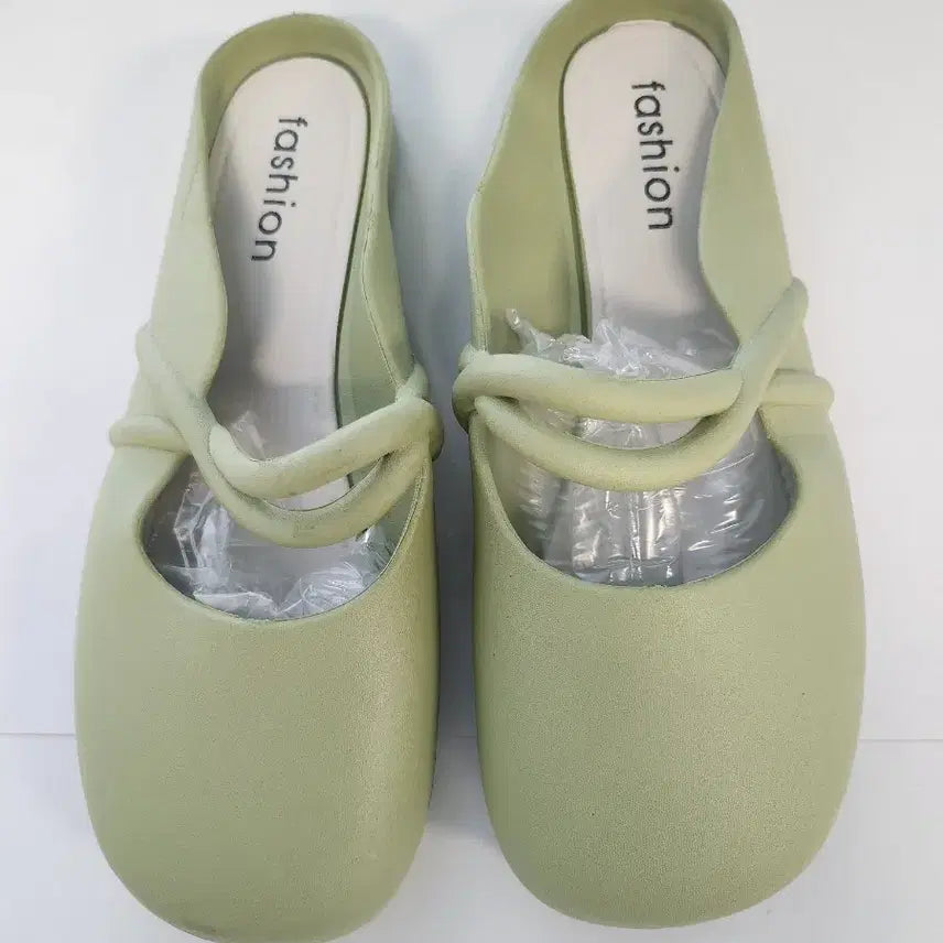 [BUNJANG] 230mm Pistachio Green Soft Mary Jane Slippers / 새상품)  230mm 말랑 메리제인 슬리퍼/ 피스타치오 그린색상
