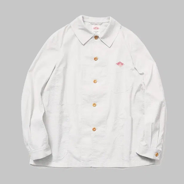 [BUNJANG] Beauty&Youth x DanToN Seersucker Work Jacket / 단톤 X 뷰티앤유스 시어서커 자켓