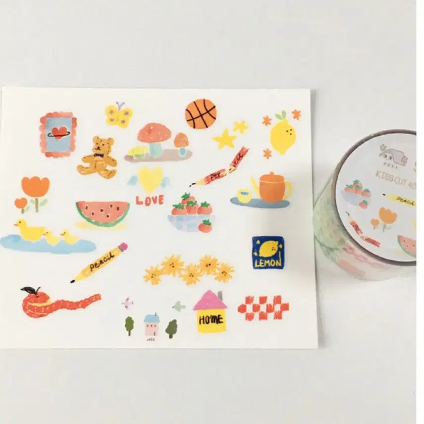 [BUNJANG] Glen x Japajum Kiss Cut Deco Sticker Set / 글렌x자파점 콜라보 키스컷 다꾸 마테 스티커