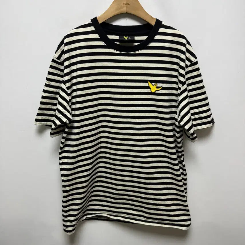[BUNJANG] Mark Gonzales Stripe Short Sleeve T-Shirt Size M / (349) 마크곤잘레스 스트라이프 반팔티셔츠