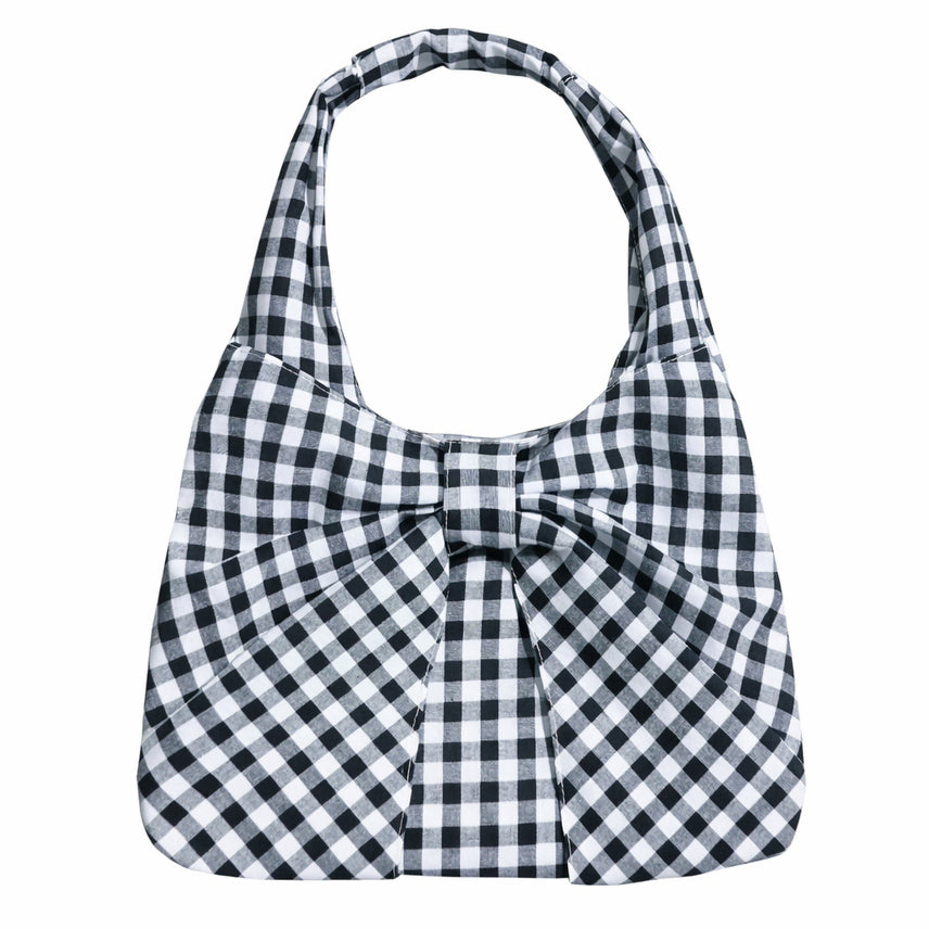 [BUNJANG] Checkered Ribbon Shoulder Bag / CHECKERED RIBBON SHOULDER BAG 새상품